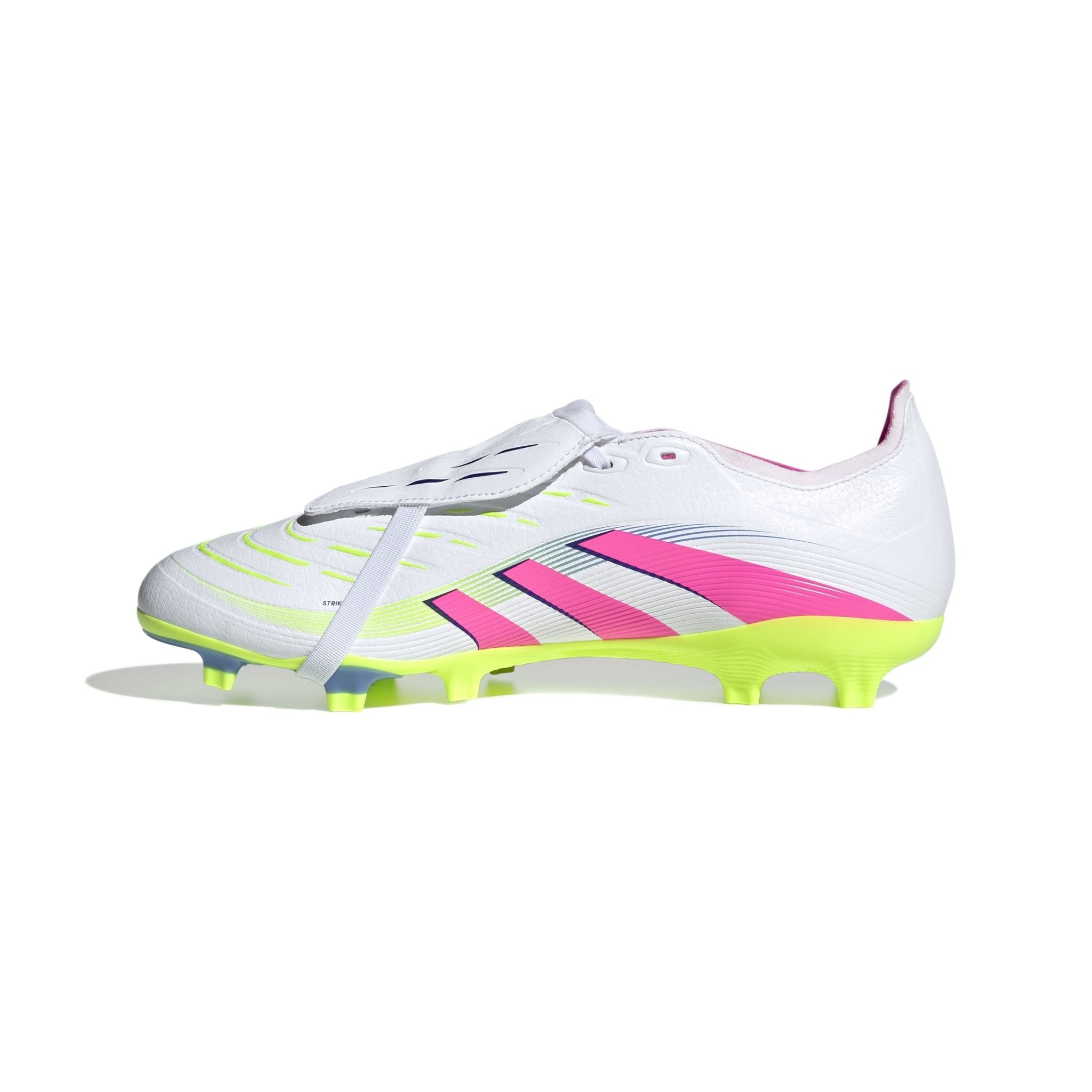 adidas Predator League Fold - Over Tongue Firm/Multi - Ground Boots White/Pink - Best Buy Soccer